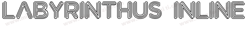 Labyrinthus Inline字体转换
